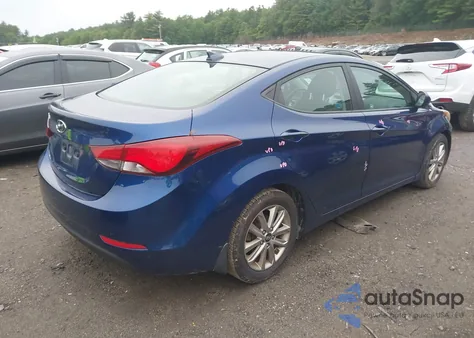 2016 Hyundai Elantra Se from USA, damaged, VIN 5NPDH4AE3GH712110